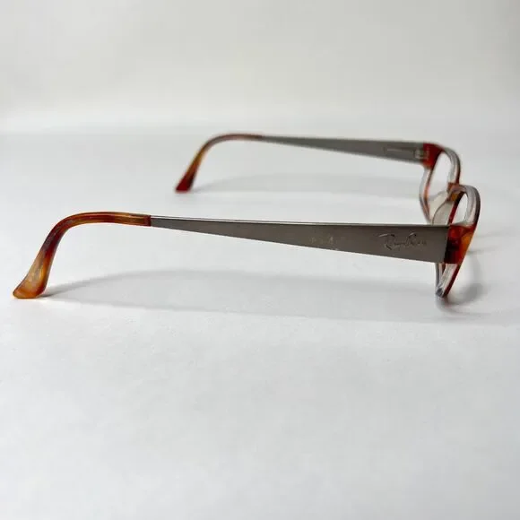 Ray-Ban RB5142 2192 Eyeglasses Frames Grey Tortoise Rectangular 52-17-145 H3656